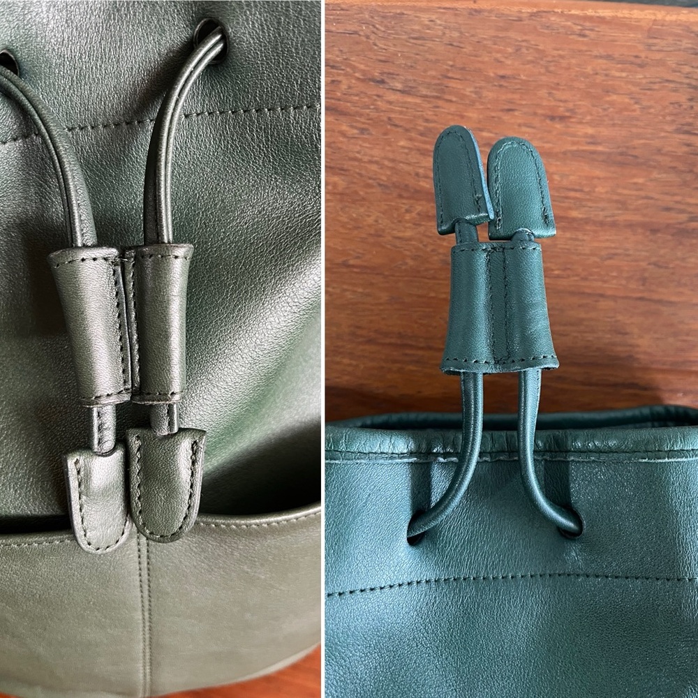 Vintage Bottle Green Coach Thompson Drawstring - Style 4151 - Picture 10 of 15